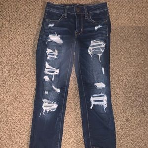 American Eagle super stretch jegging crop
